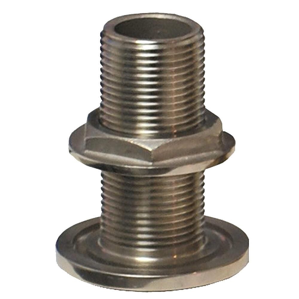 GROCO 1-1/4″ NPS NPT Combo Stainless Steel Thru-Hull One Size, Multicoloured