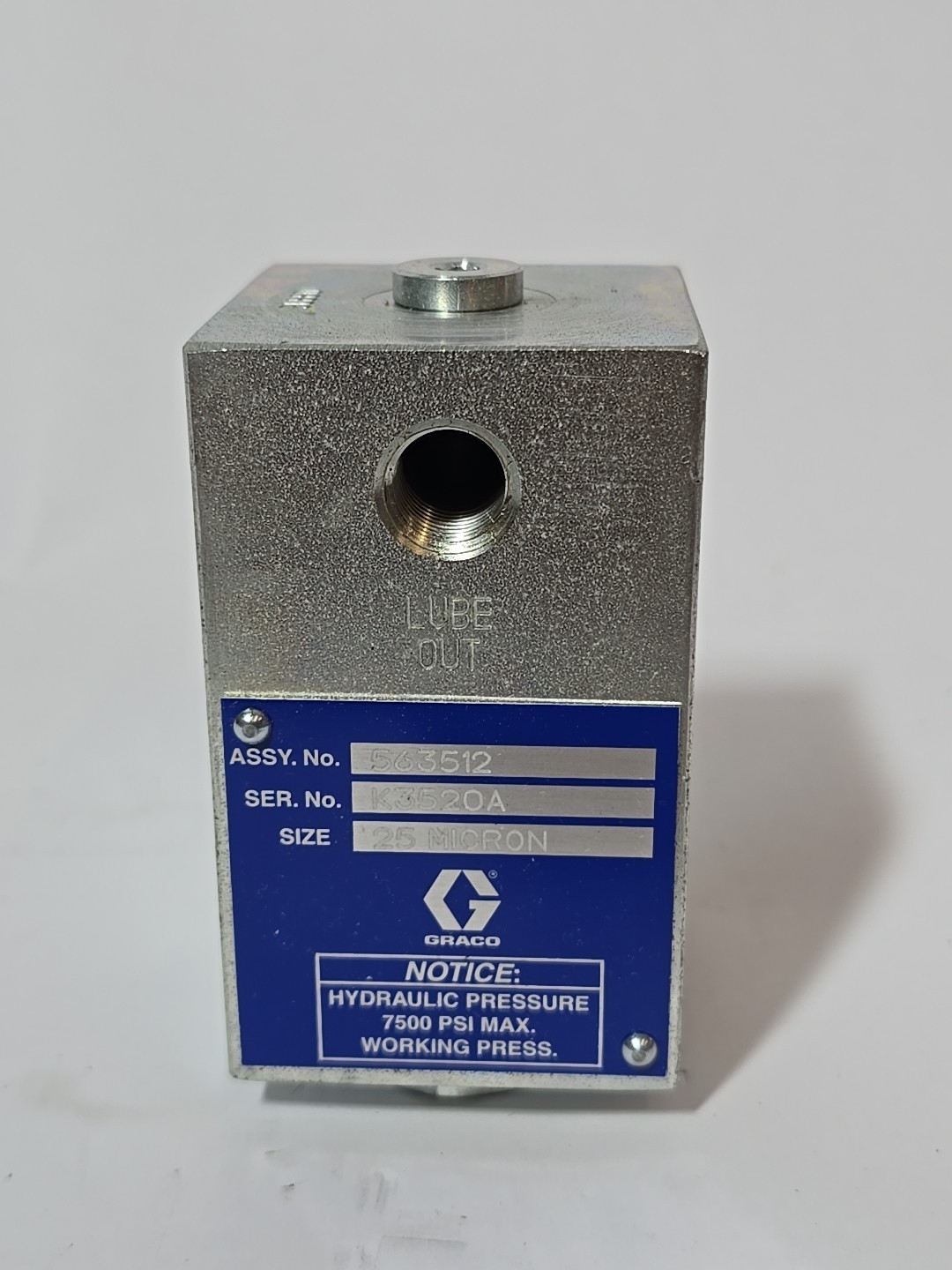 GRACO 563512 SPRAY PATTERN FILTER 25 MICRON 7500 PSI 563-512 NEW IN BOX