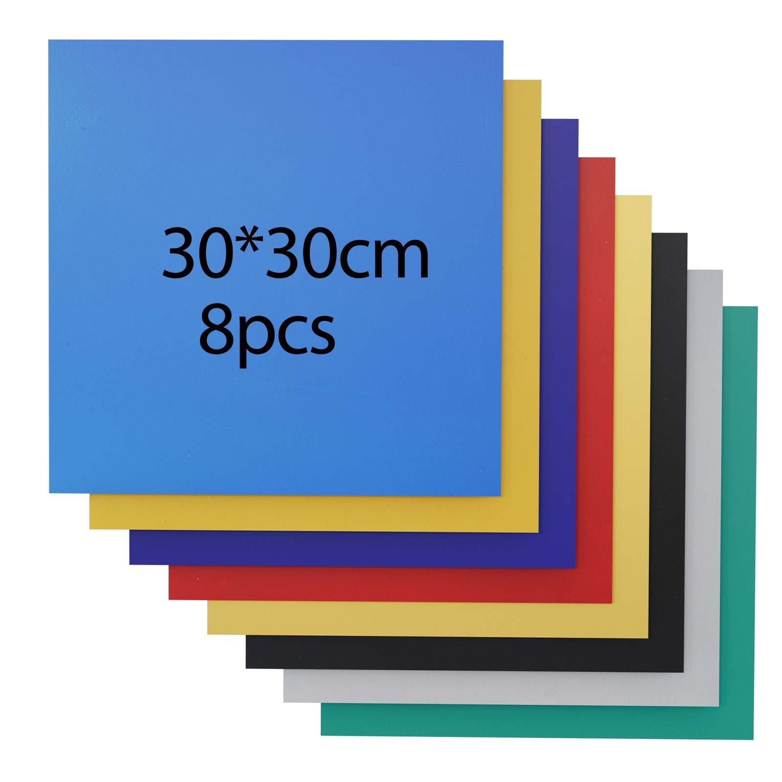 8pcs 3mm 30x30cm Paint-free Colorful Plywood – Laser Cut Engrave Model