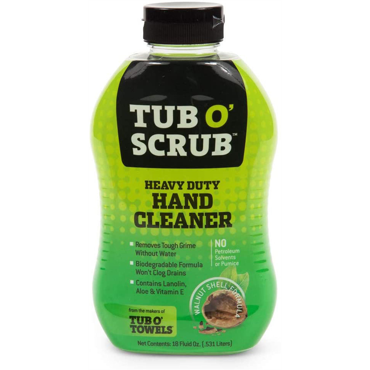 TS18Tub O’ Towels Tub O’ Scrub Heavy Duty Hand Cleaner, 18 oz.