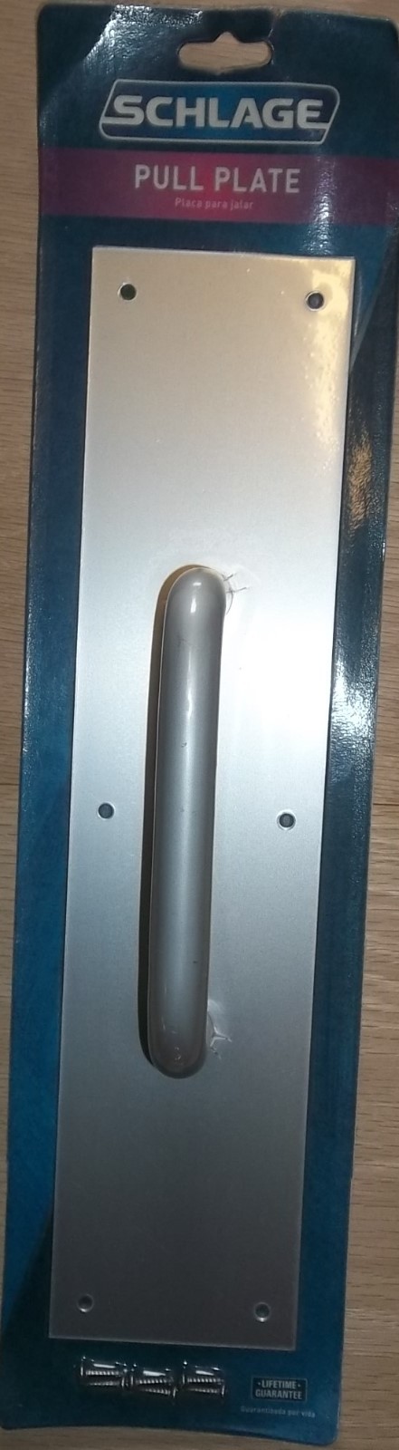 PULL PLATE, SATIN ALUMINUM, SCHLAGE C8302, 3.5″ X 15″ IVES