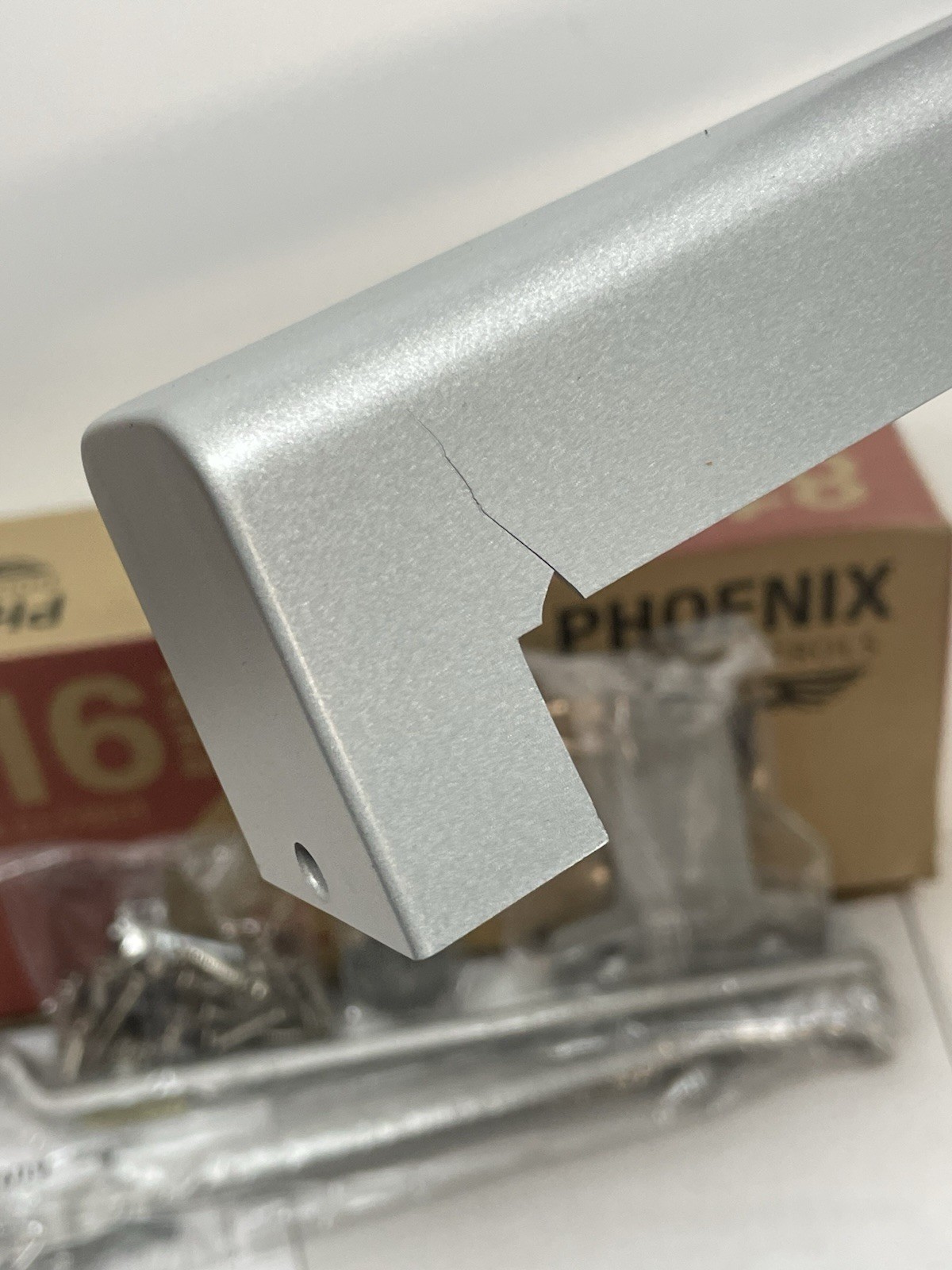Phoenix 816RWPA Door Closer Heavy Duty Silver Aluminum Adjustable 1-6 *READ*