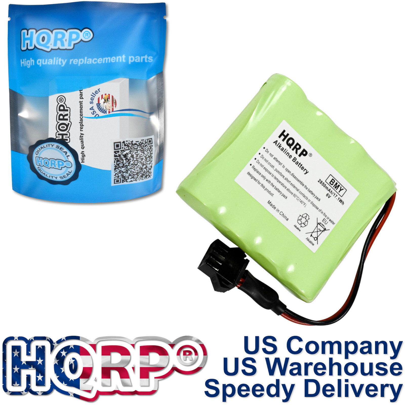 HQRP 6V Battery for DL-31, HTL-12, 4AA-CA0012-2, Secure Lox S717 Hotel Lock