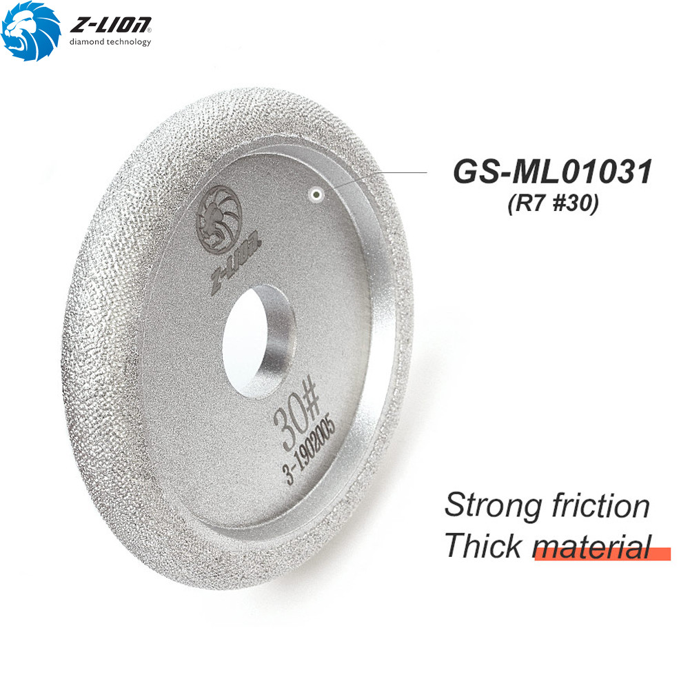 4” Vacuum Brazed Diamond Profile Wheel Grinding Wheel Marble Granite Countertop
