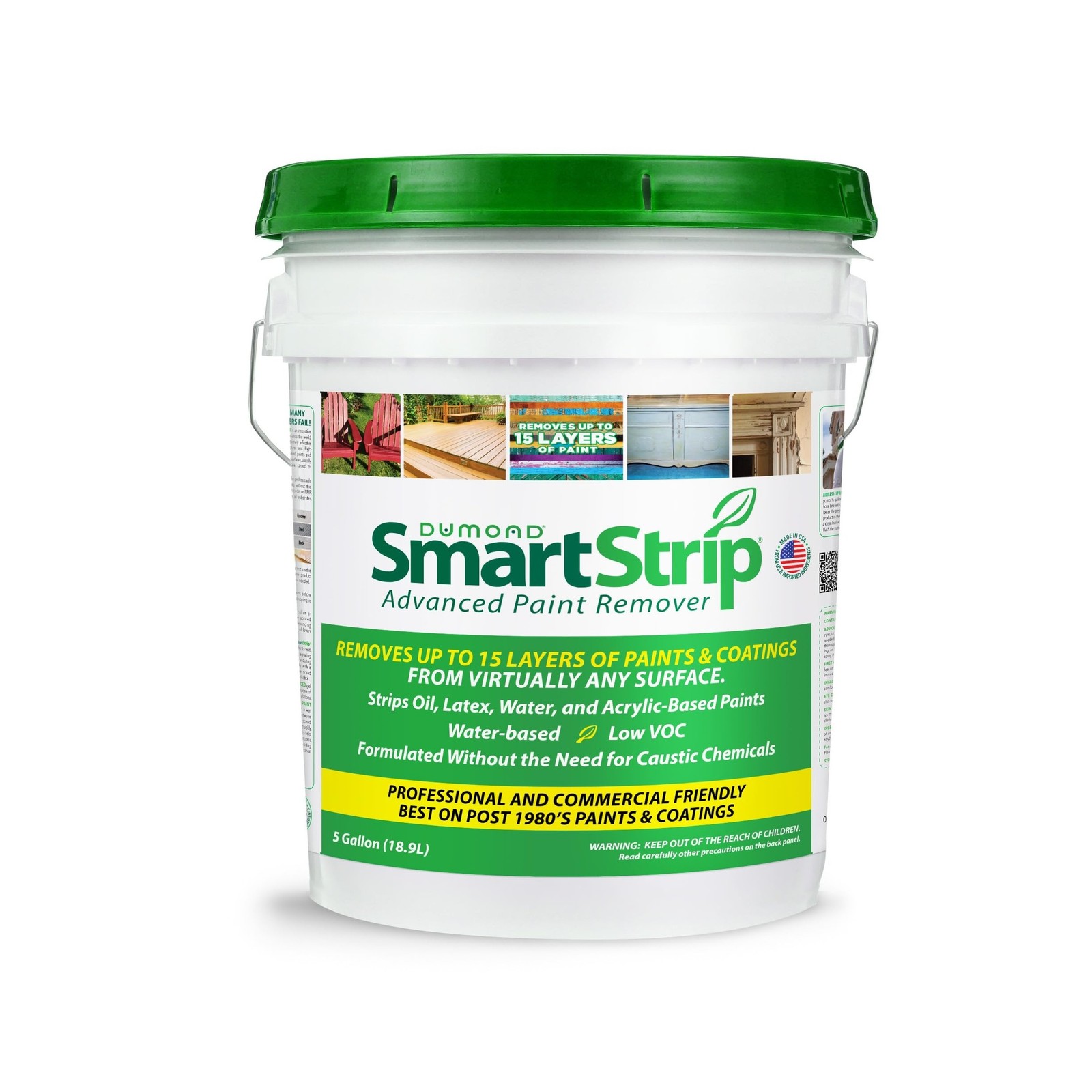 Smart Strip Advanced Paint Remover – for Removal of Acrylic, Latex, Oil, & Wa…
