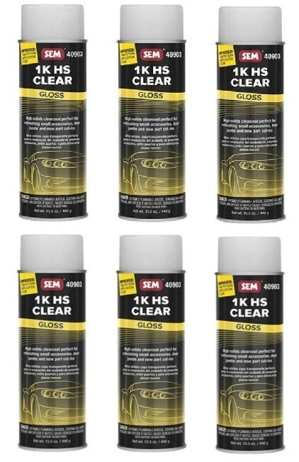 SEM 40903, 1K HS Gloss Clear (6 Pack)