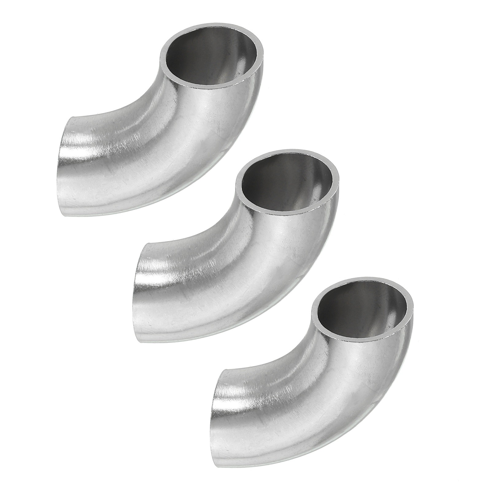 3 Pcs 3/4 Inch OD 304 Stainless Steel Butt STAIR HANDRAIL 90 Degree Fitting