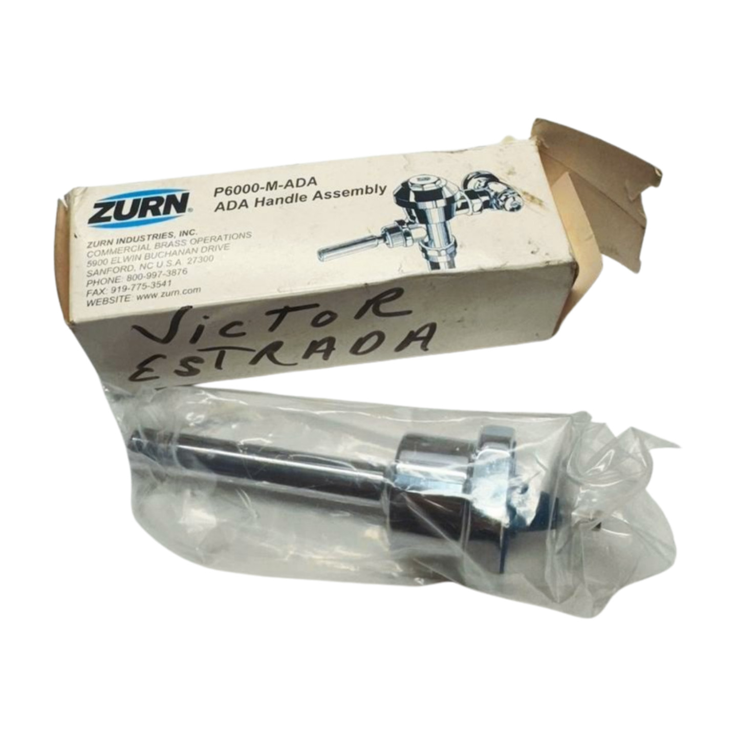 Zurn industries P600-M-ADA Handle Assembly **Free Shipping**