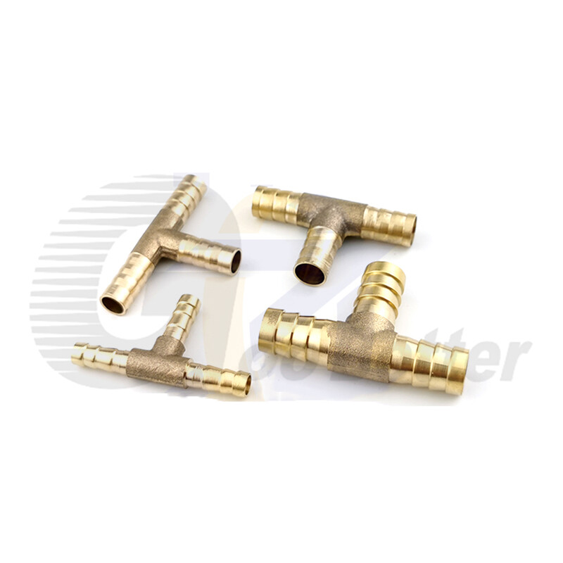 Metal Brass Hosetail Hose Joiner Barbed Connector Air Fuel Water Pipe Gas Tubing