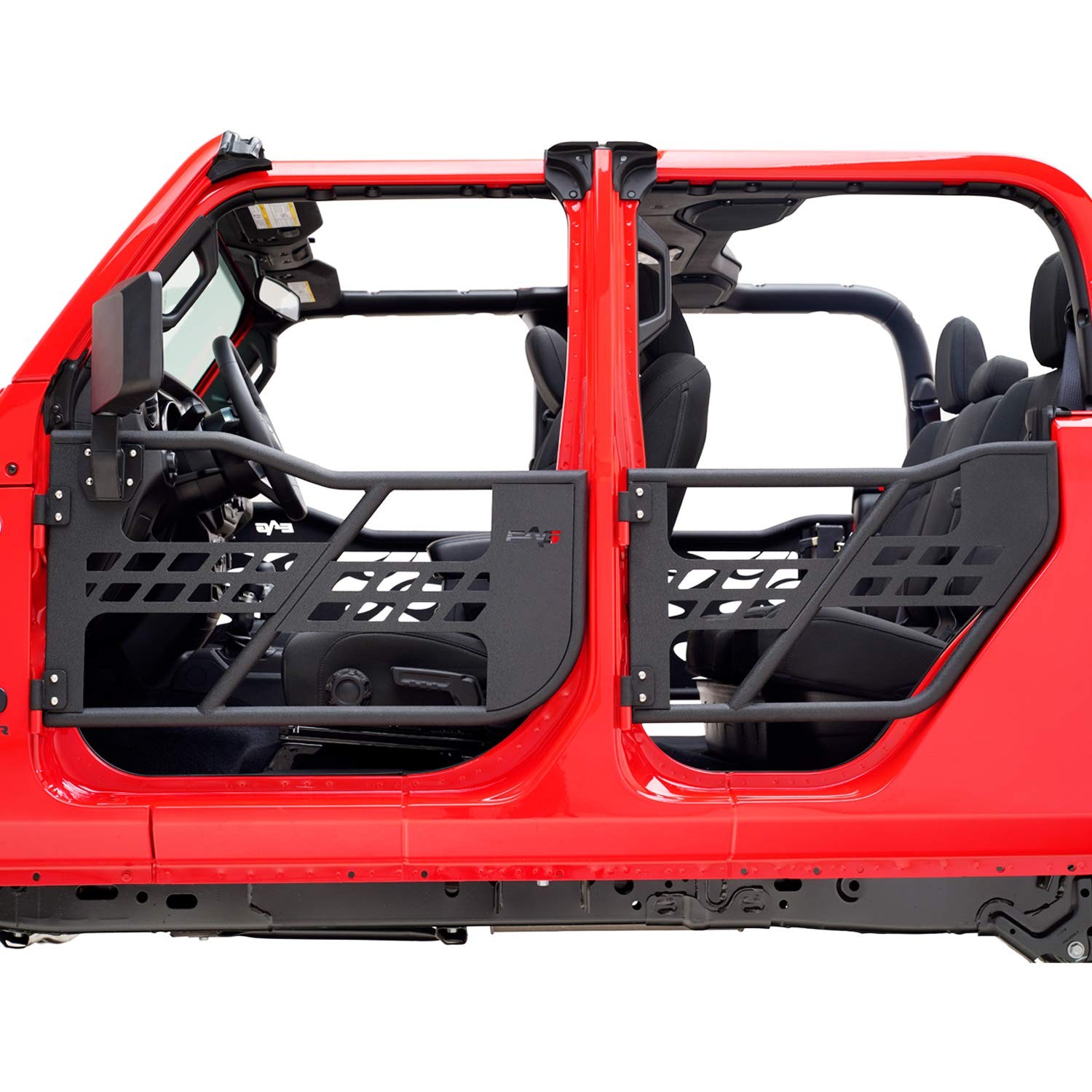 Safari Tubular 4 Door with Side View Mirror Fit for 2020 2021 2022 Gladiator JT