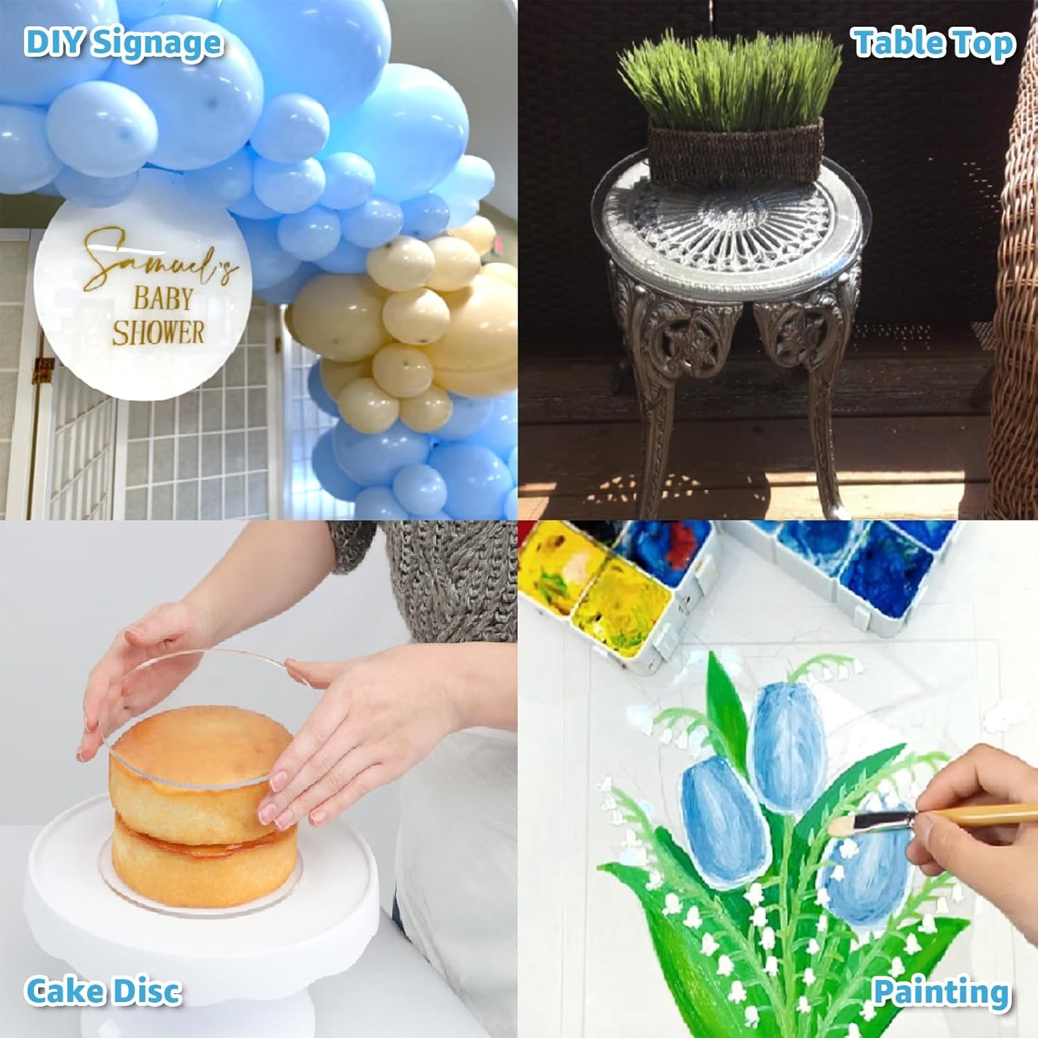 Rotundity Transparent Solid Plastic Sheet Cut to Any Size or Shape Thick 2mm-6mm