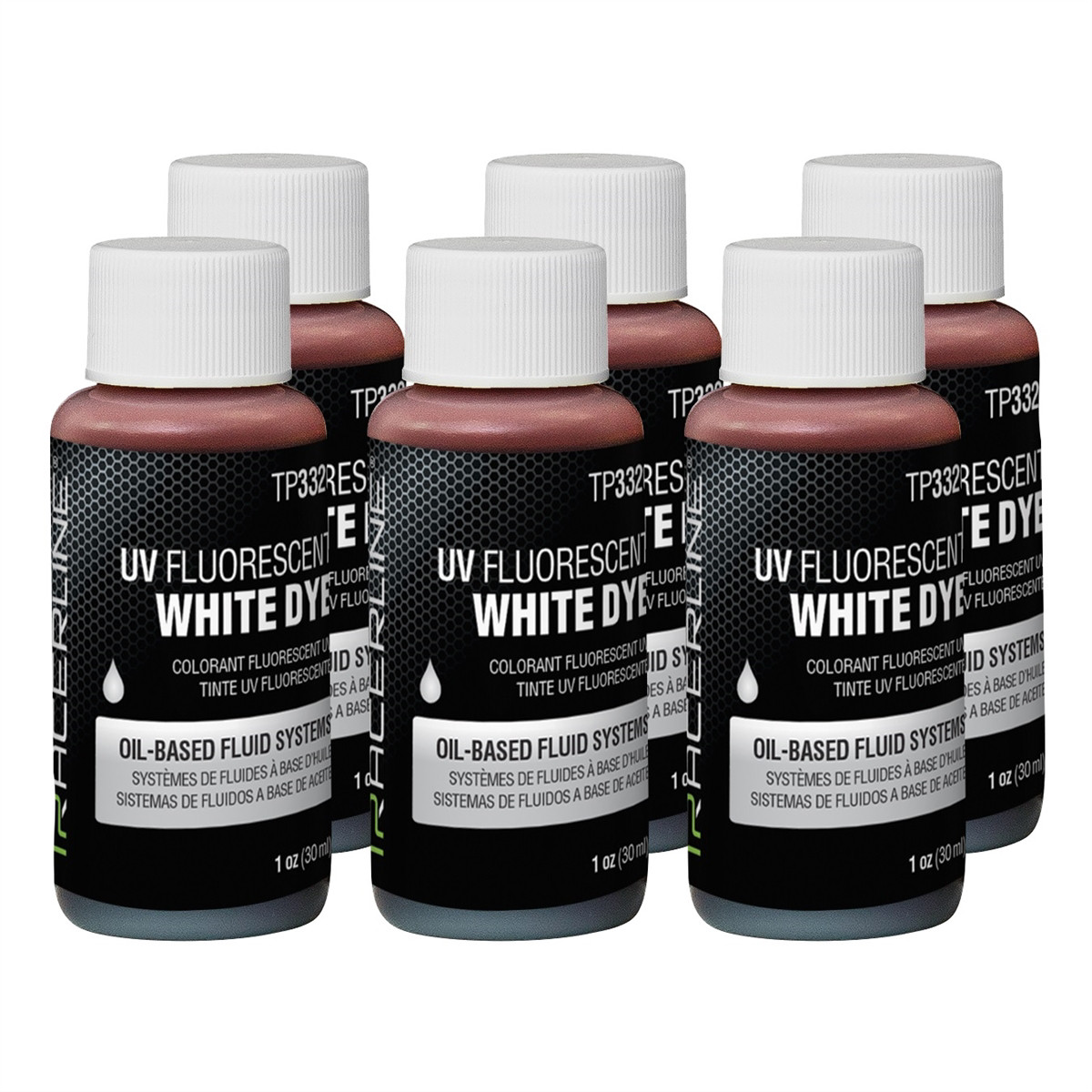 Tracer Products 1 oz bottles of multi-colored fluid dye 6 Pack