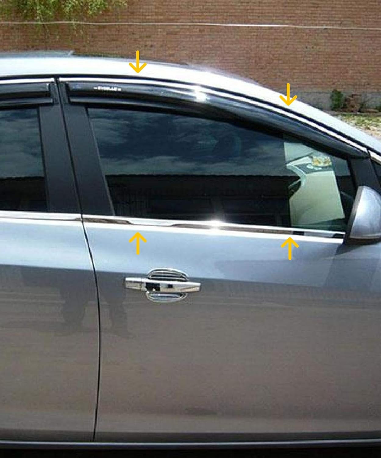 25Ft Silver Chrome Trim Strip, 1/2 Inch Width for Vehicles