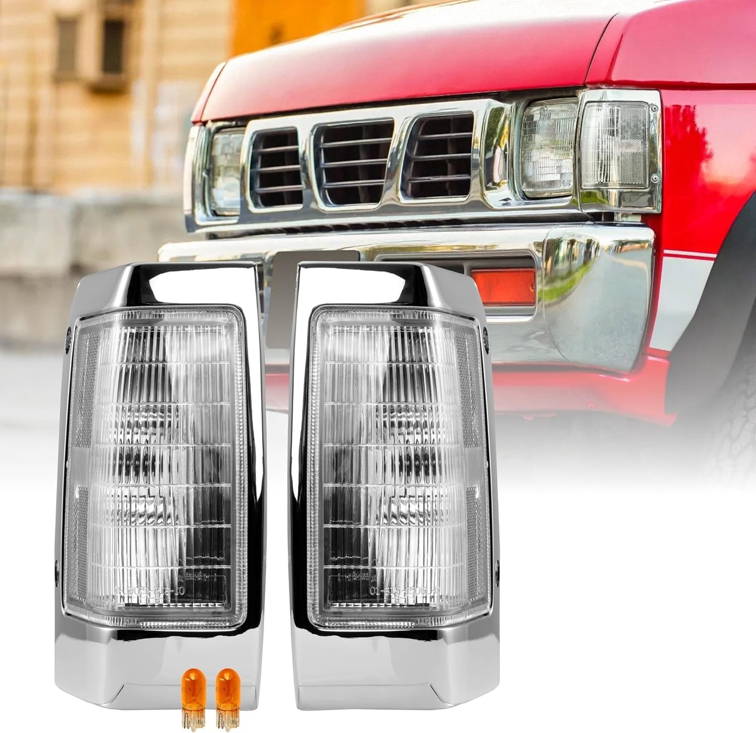 USR 90-97 Hardbody Pickup Corner Light – CLEAR Corner Lamps (Left + Right)