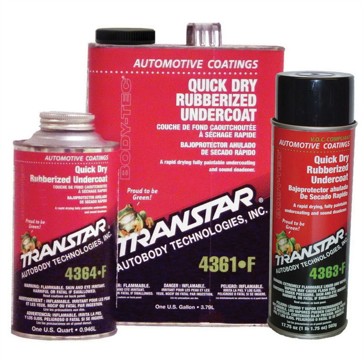 TRM.4364-F Transtar Autobody Products 4364-F Quick Dry Rubberized Undercoat, 1
