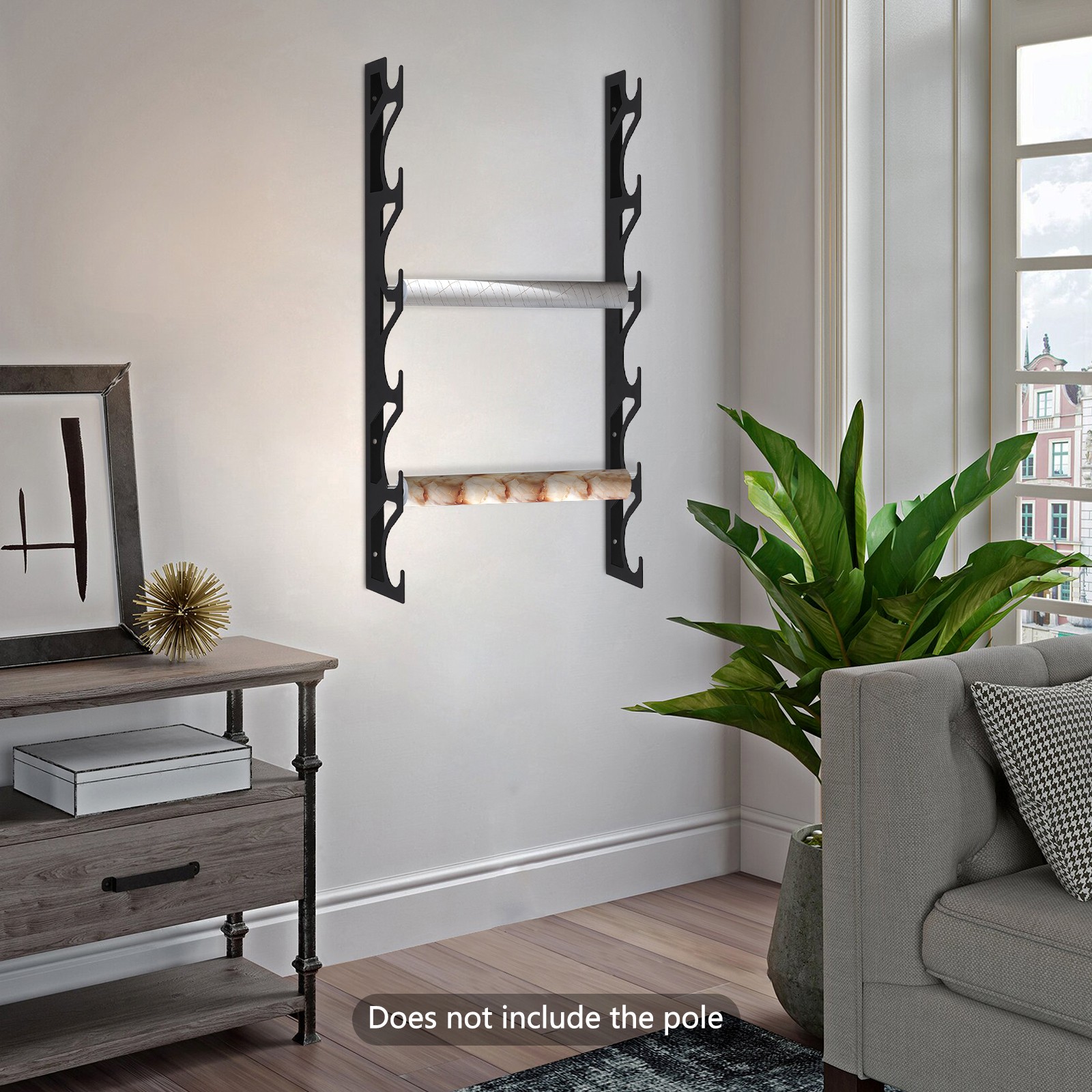 Vinyl Roll Holder, Metal Vinyl Rack, Wall Mounted Vinyl Roll Rack