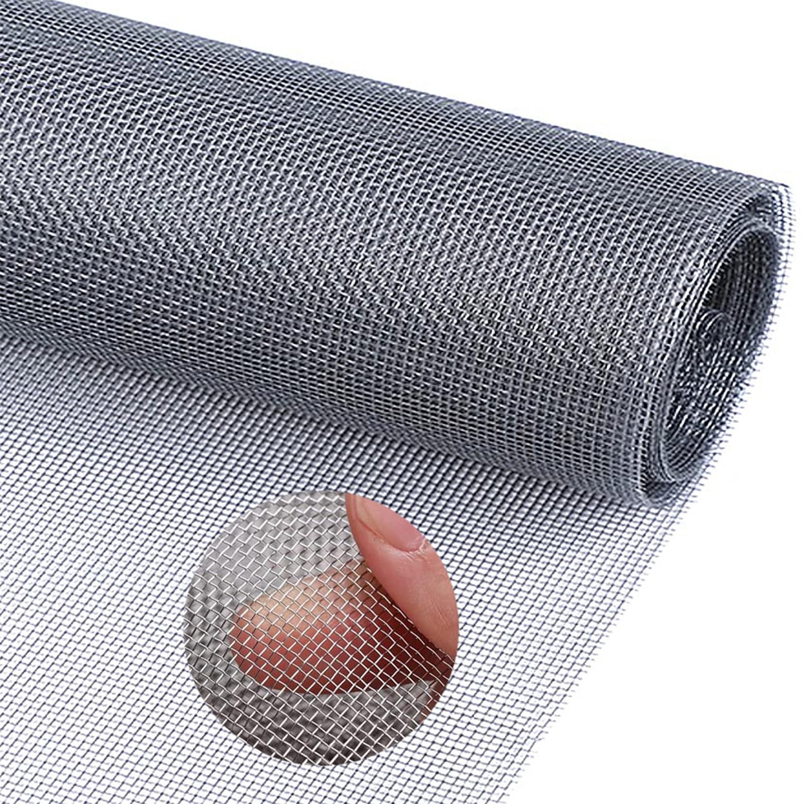 Filter Screen Sheets Stainless Steel Air Vent Mesh Cover Wire Silver