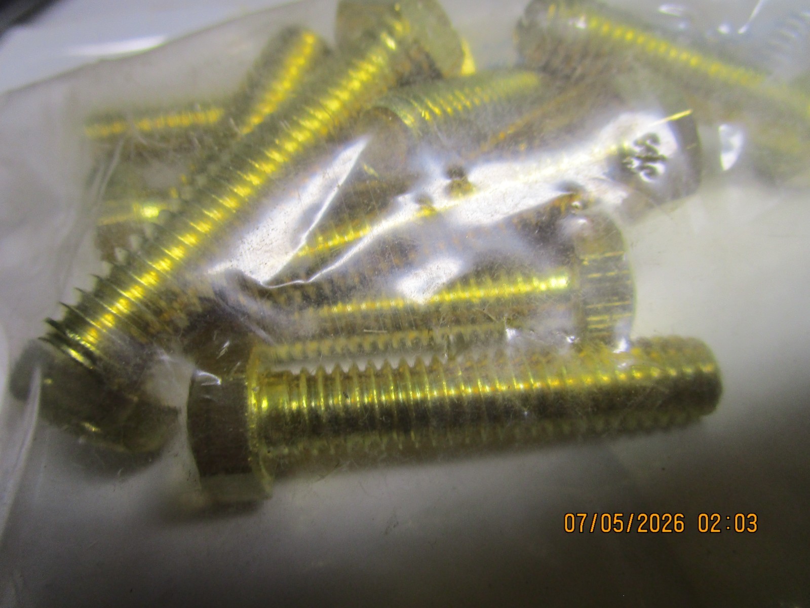 5/16″-18 x 1-1/2″ Brass Hex Cap Screw QTY 10