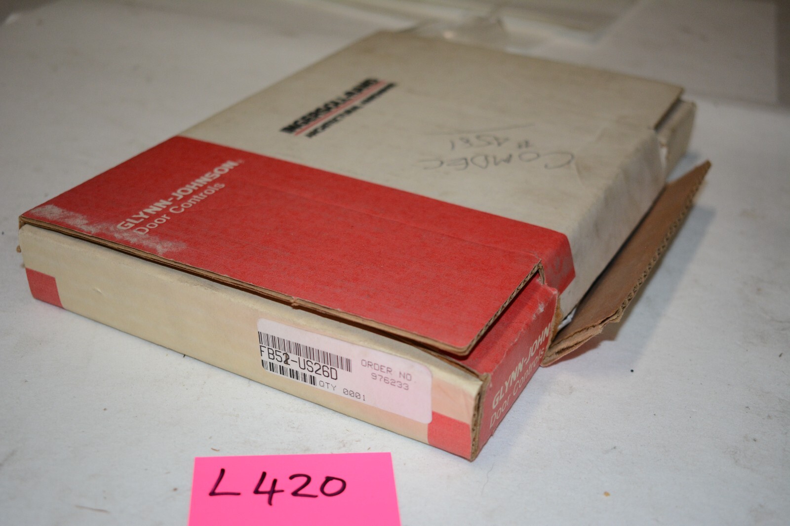 Glynn-Johnson Top Bolt with Auxiliary Fire Latch FB52 US26D