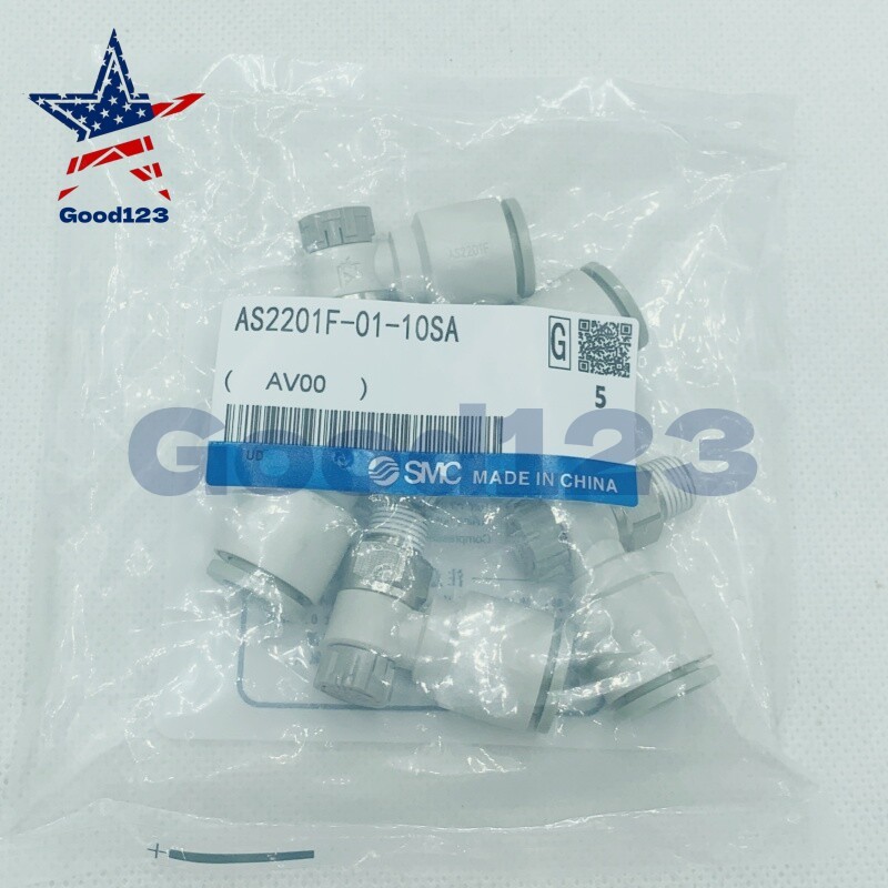 1PC New SMC AS2201F-01-10SA Pneumatic speed control throttle valve