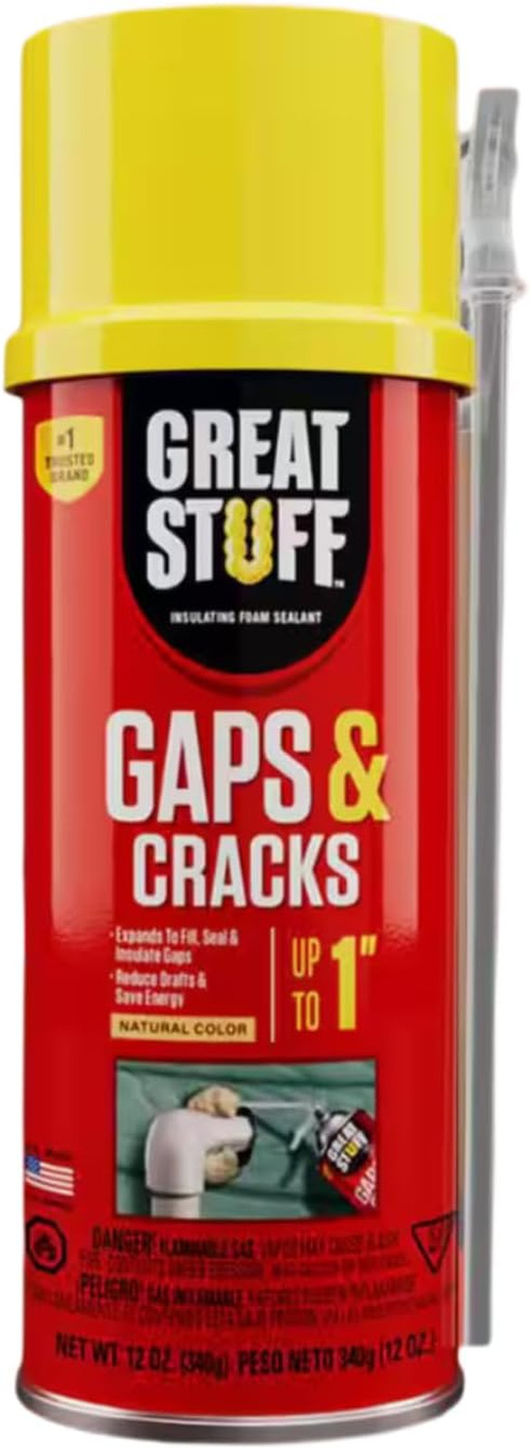 157901 Great Stuff Expanding Spray Foam Sealant, 12 Oz – 441002
