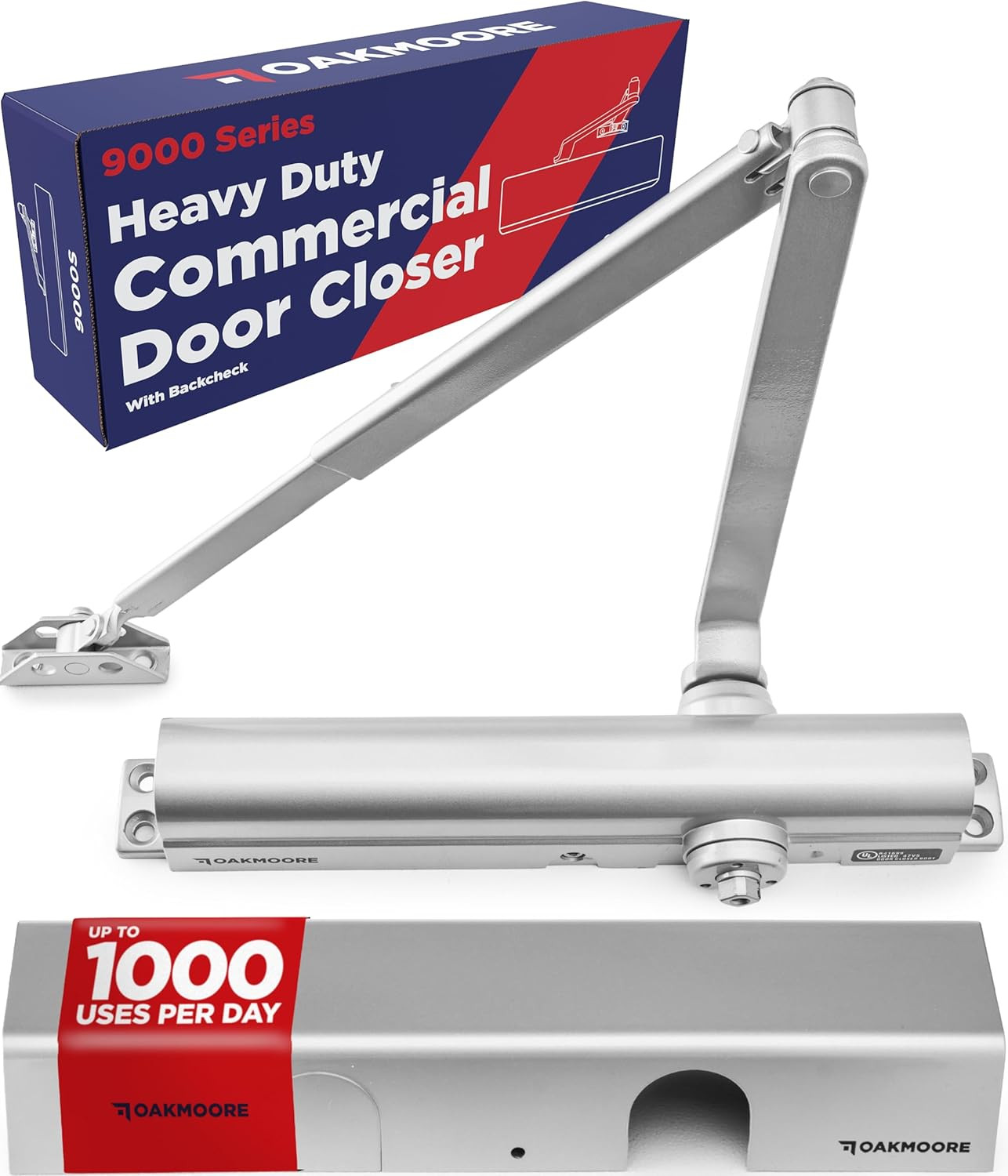 Heavy Duty Commercial Door Closer, ADA UL Grade 1 Listed Automatic Self Closing