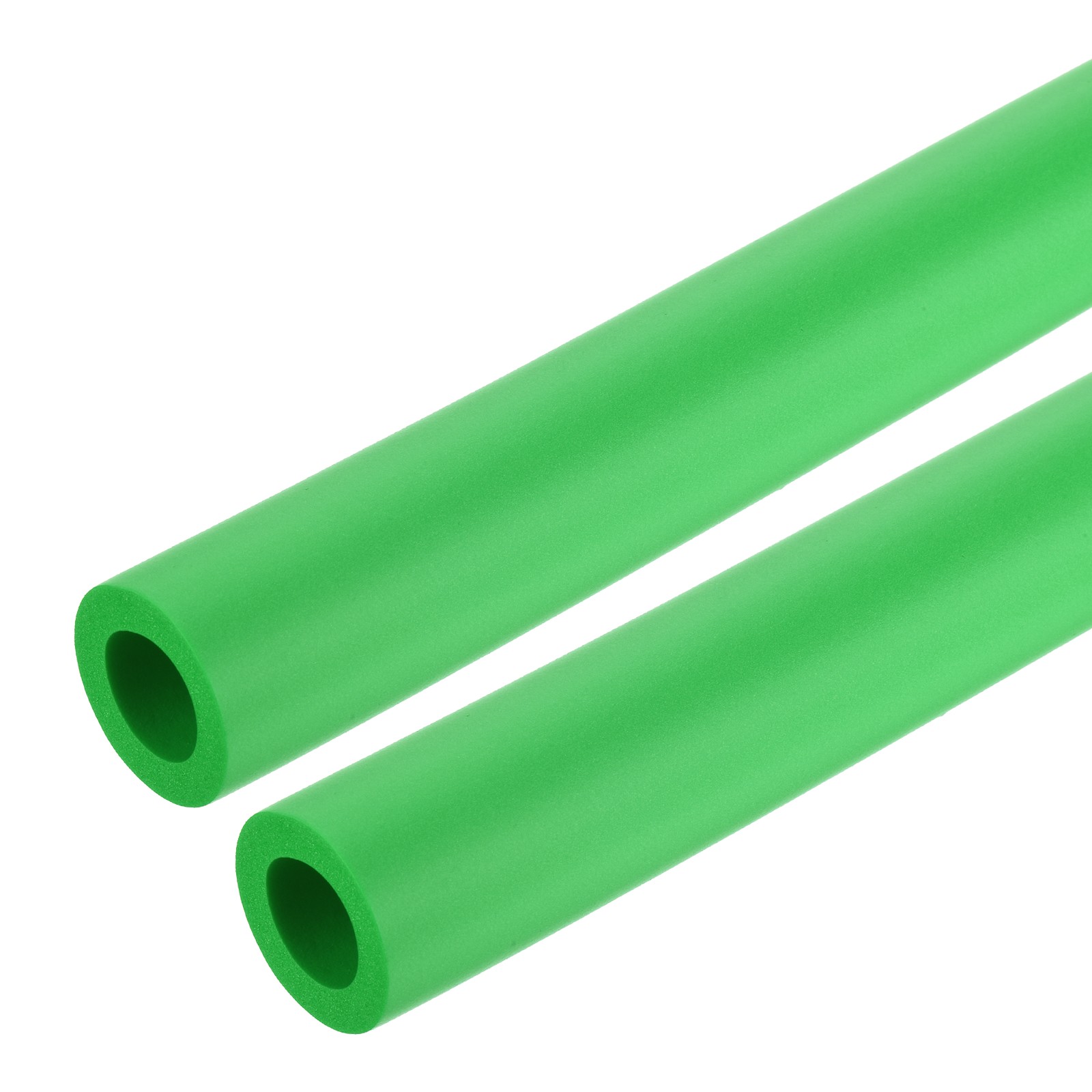 2pcs 0.3 Meter/1ft Pipe Insulation Tube 22mm ID 32mm OD Foam Tubing, Green