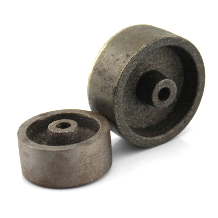 Iron Wheel Disc Hub, Metal Cast Iron Wheels, Cart Casters, Dia 40mm 50mm 75mm