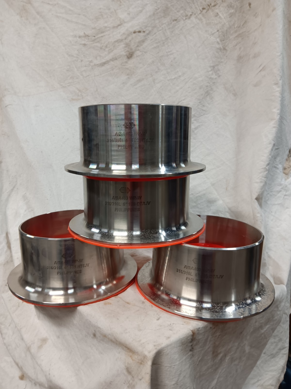 Stub End Type A 316/L Stainless Steel 6″ Schedule 10 Butt-Weld Pipe Fitting