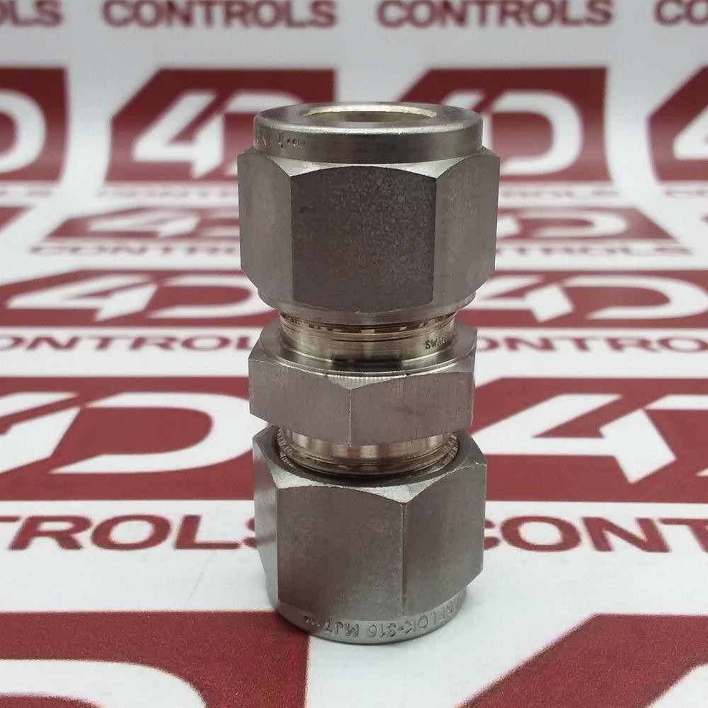 SS-12M0-6-8 | Swagelok | Tube Fitting, Union, 12mm to 1/2″ Tube OD, No Box