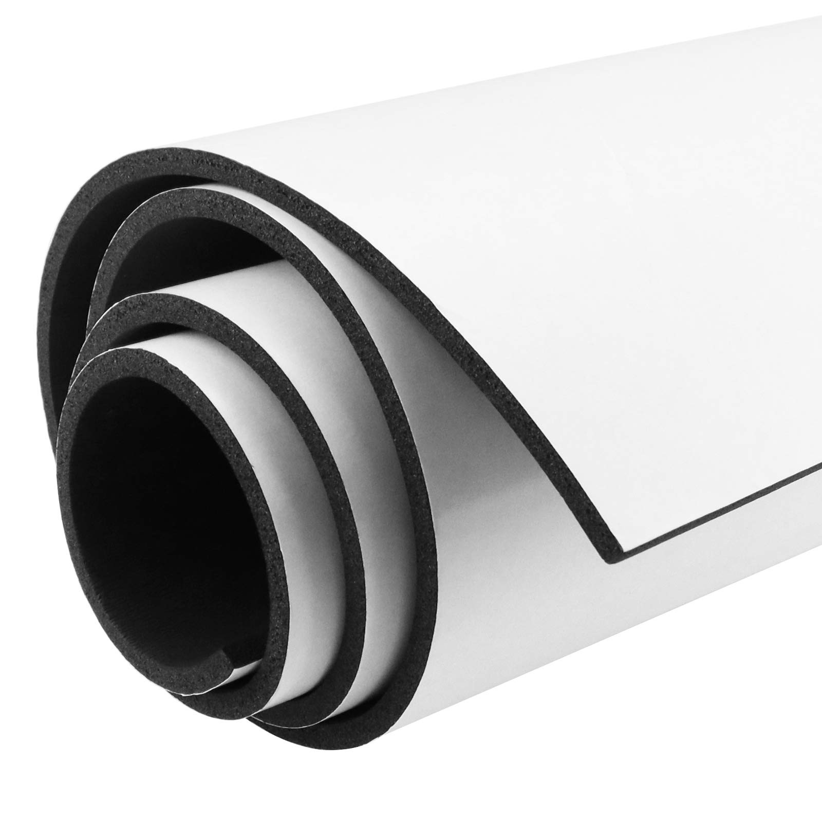 Storystore Foam Insulation 12 in x 59 x 1/4 in, Black (With Adhesive)