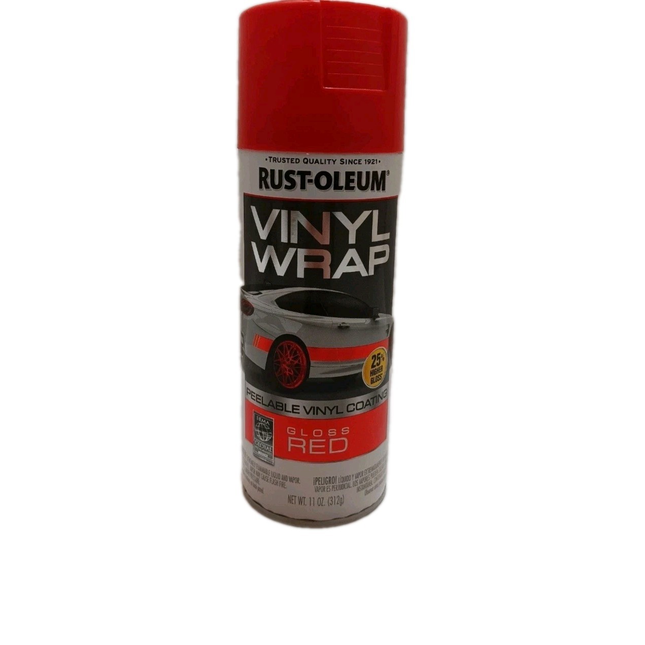 Rust-Oleum Automotive Vinyl Wrap Peelable Vinyl Coating Gloss Red 352726