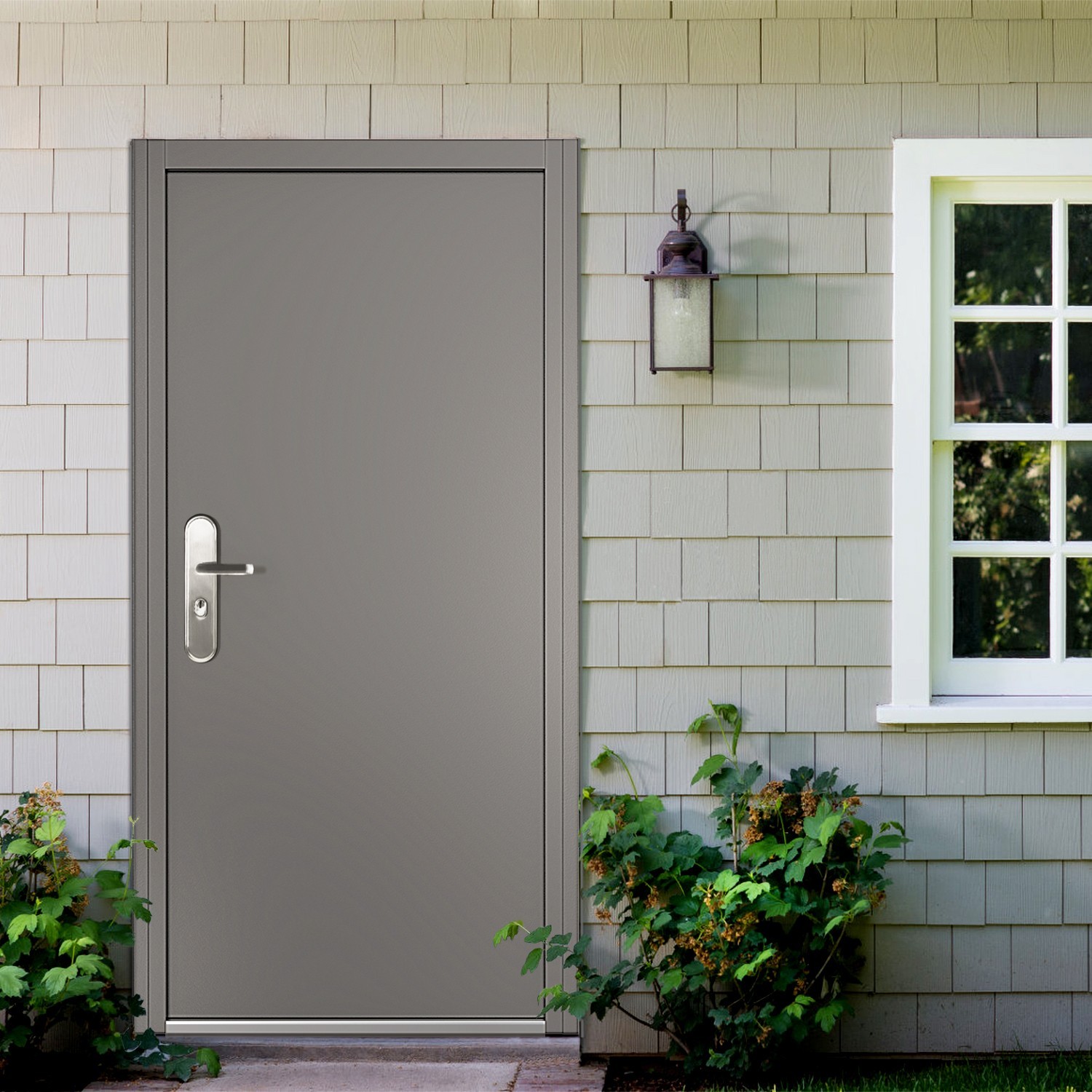 VIZ-PRO Quick Mount Steel Security Door 34 5/8″ – 37″ with Frame and Accessories