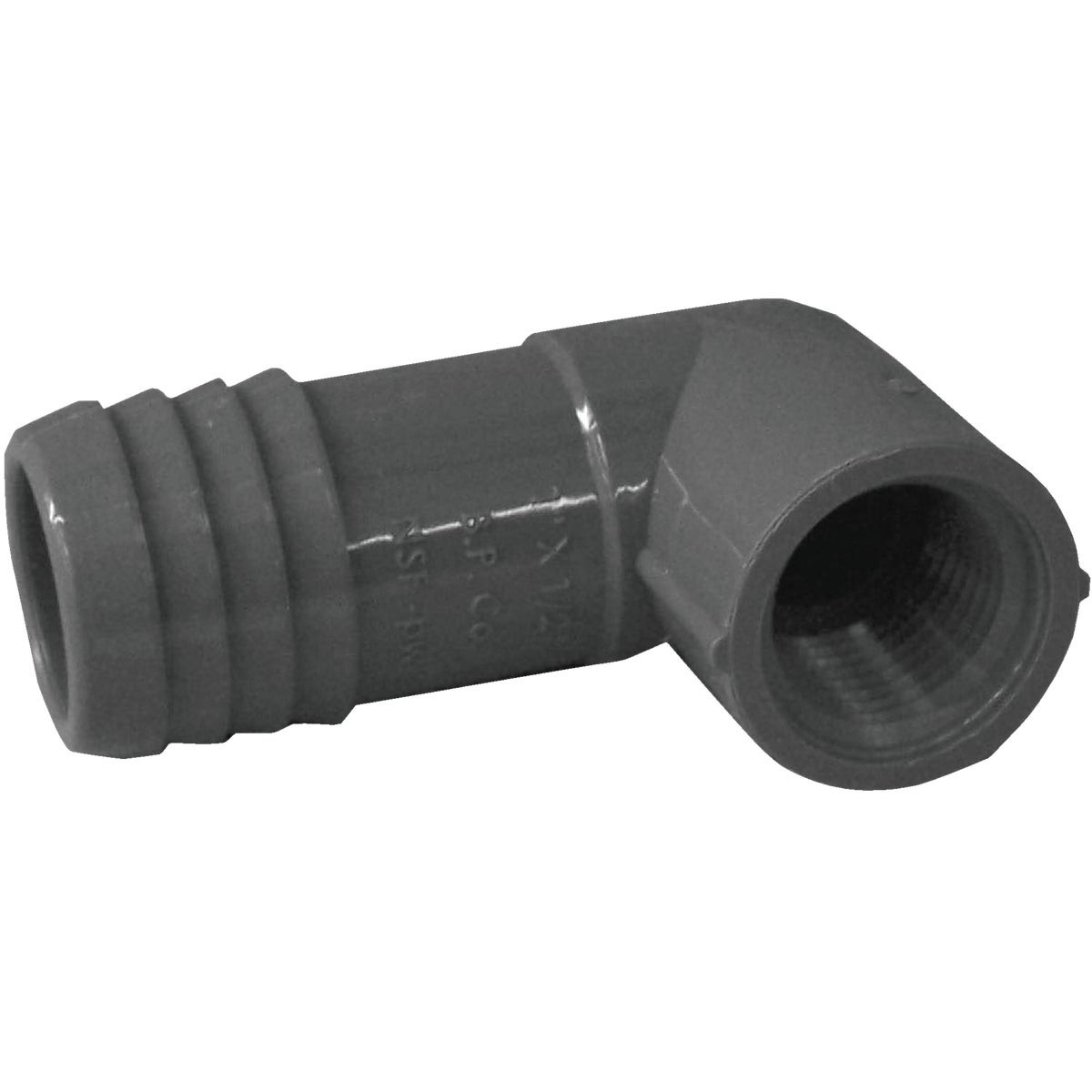 Boshart 1 In. x 1/2 In. FIP 90 Deg. Reducing Polypropylene Insert Elbow (1/4