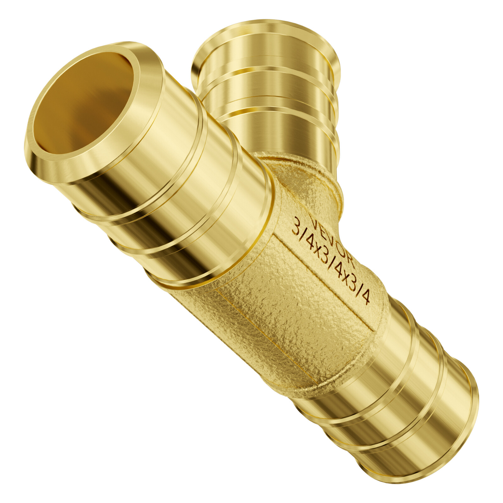 Pipe Fittings 3/4″ 45PCS (Straight,Elbows,Tees) Brass Push-Fit for Air