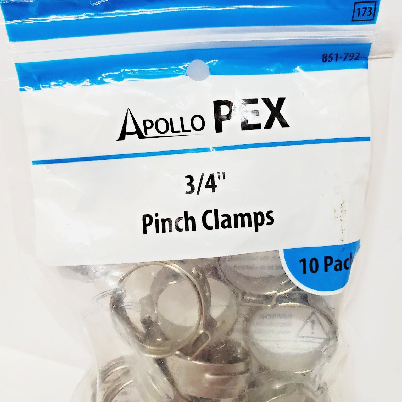 Apollo PEX 3/4″ Pinch Clamps (10 Pack) Lead Free Plumbing Fitting