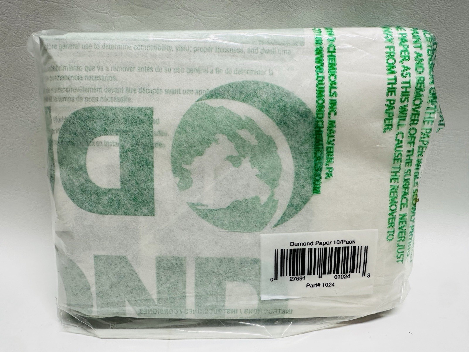 NEW Dumond 1024 Laminated Paper 10 Sheet 39×39