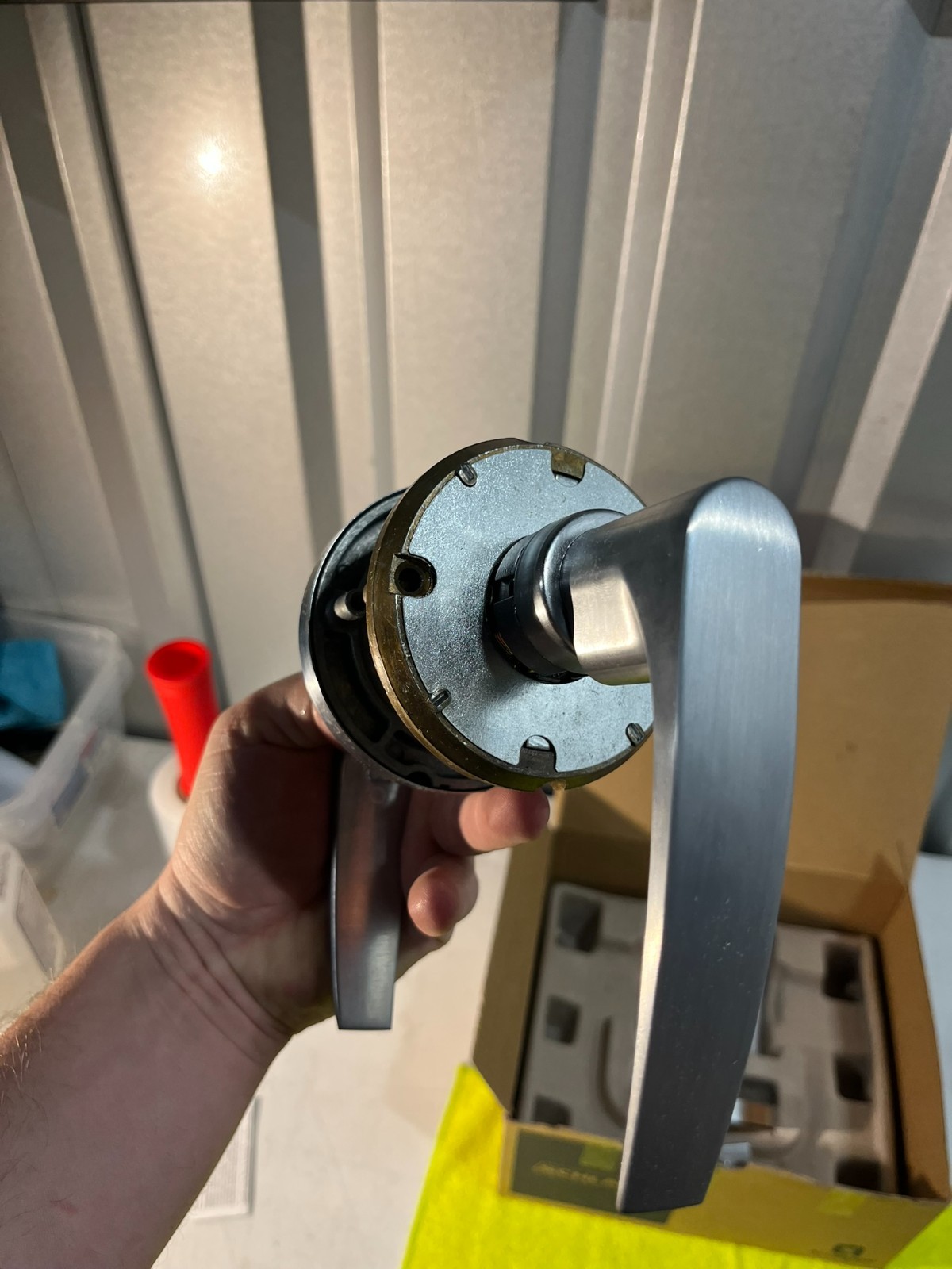 Schlage ALX53PD Commercial Lever Lockset Satin Chrome Open Box