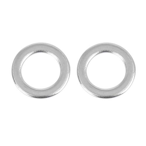 M8x13mm Flat Washer 55 Pcs Stainless Steel Sealing Gasket