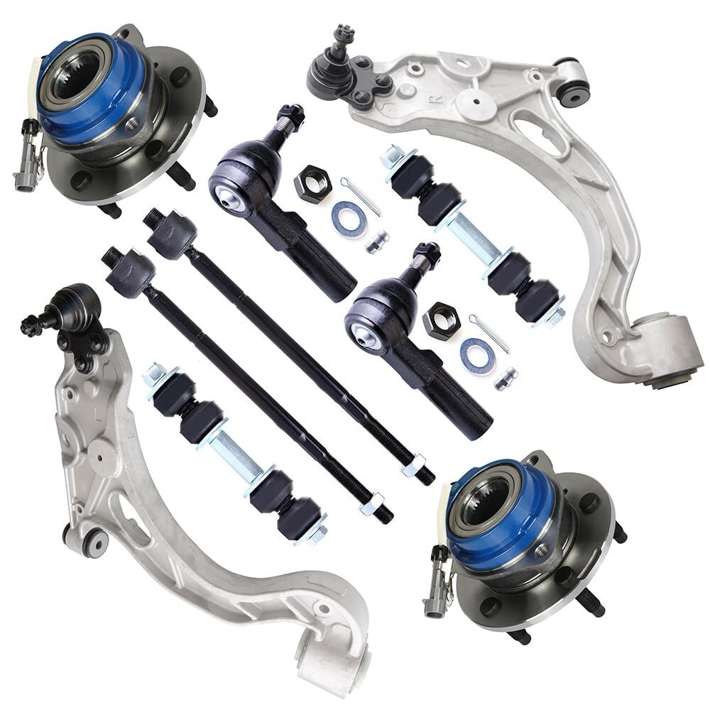 10pcs Suspension Kit Wheel Hub Sway Bar Tie Rod Buick LeSabre Park Ave Riviera