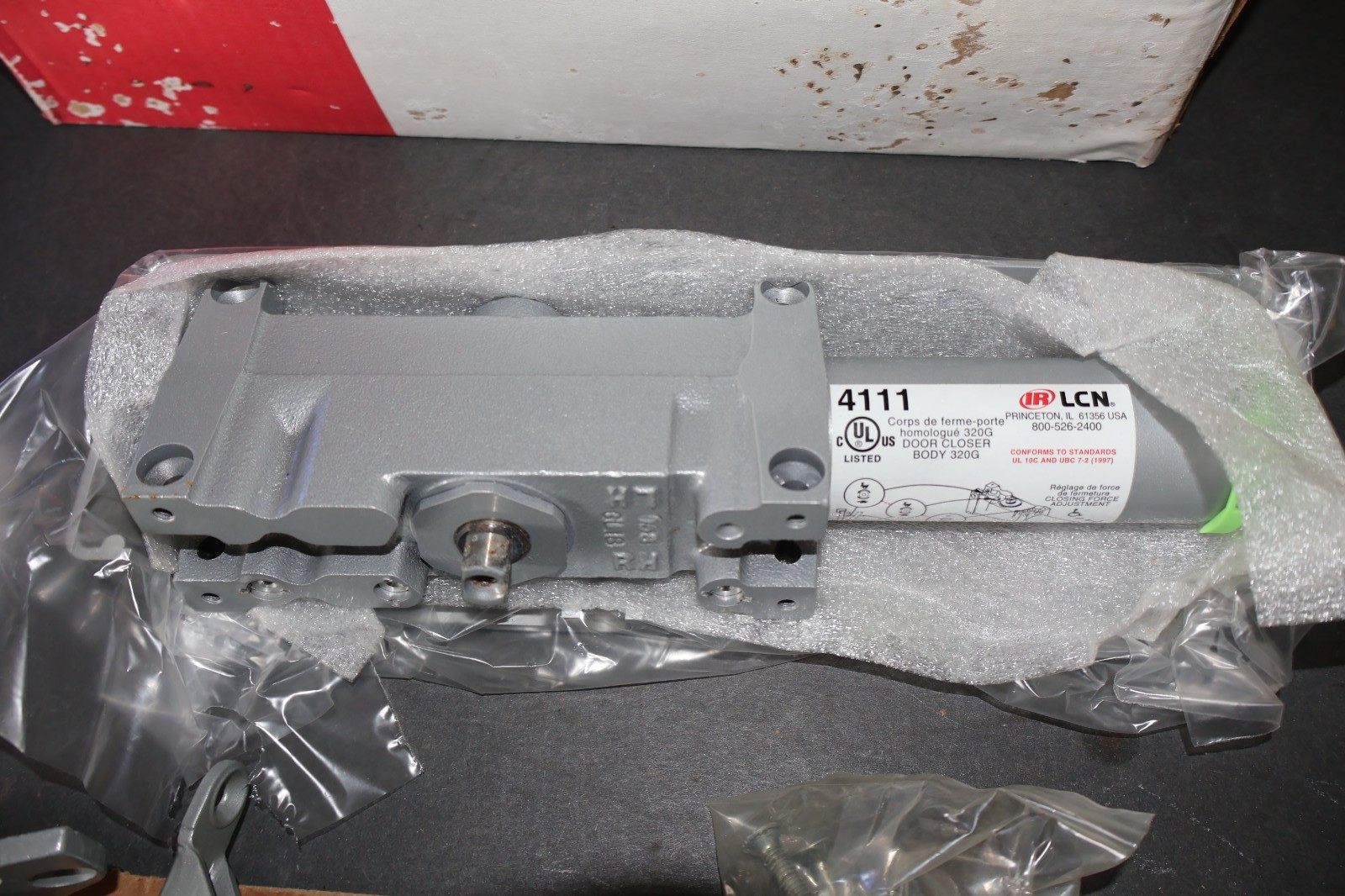 LCN Hydraulic Door Closer, Model 4011, Right Hand Smoothie, SPEC, Never Opened