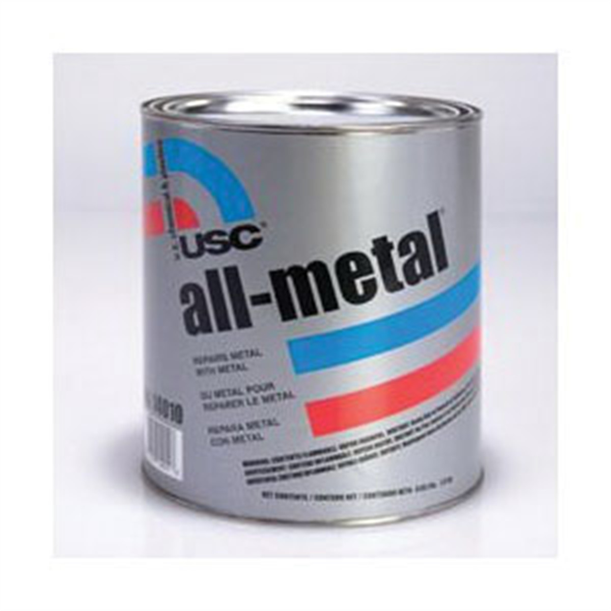 USC.14060 US Chemical All-Metal 14060 Specialty Body Filler, 1 qt Can, Metallic
