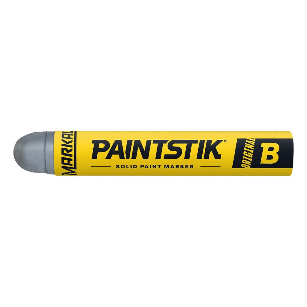 MARKAL 80230 Paint Marker,11/16 In.,Gray,PK12 23YT95