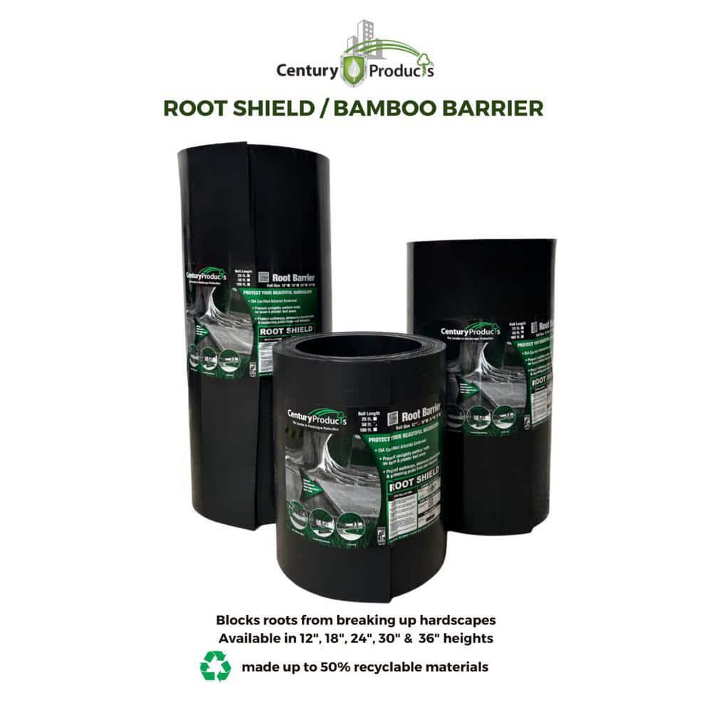 Markenlos Water Barrier Root Shield 1 X 25 Ft 60 mil Edging Unique Polyethylene