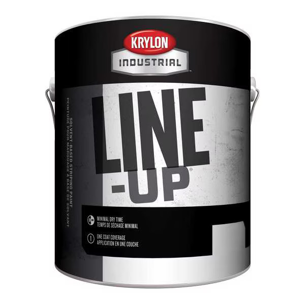 Industrial Pavement Striping Paint, 1 gal., Parking Lot Yellow, Solvent -Based