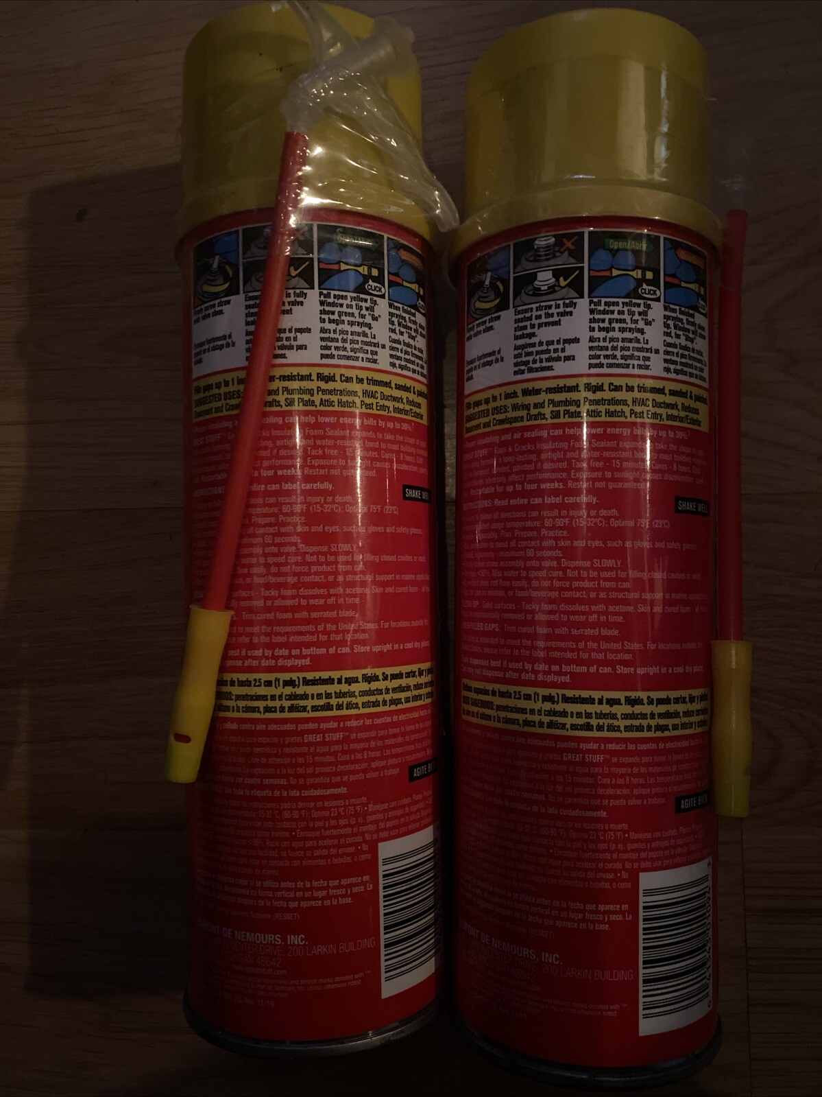 2 Cans Dow Great Stuff Gaps & Cracks Expanding Foam Sealant Insulation 16oz