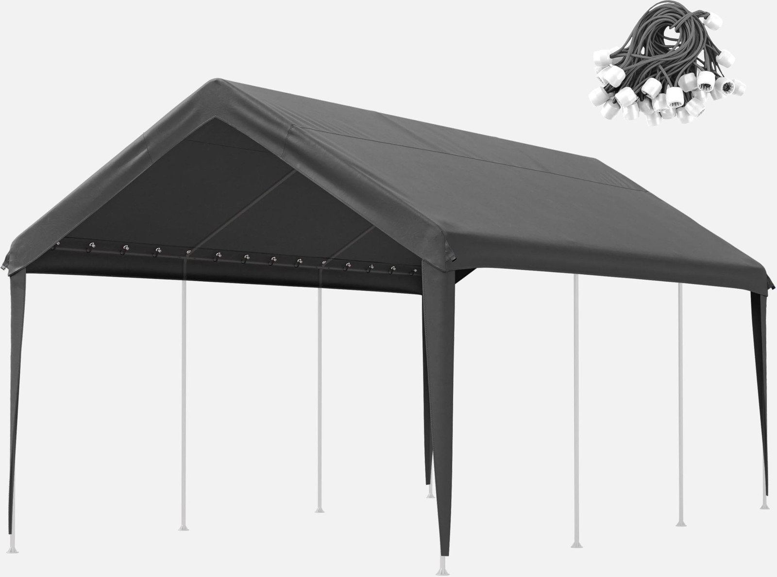 10 X 20 Ft Canopy Replacement Cover Heavy Duty Waterproof UV & Tear Resistant…