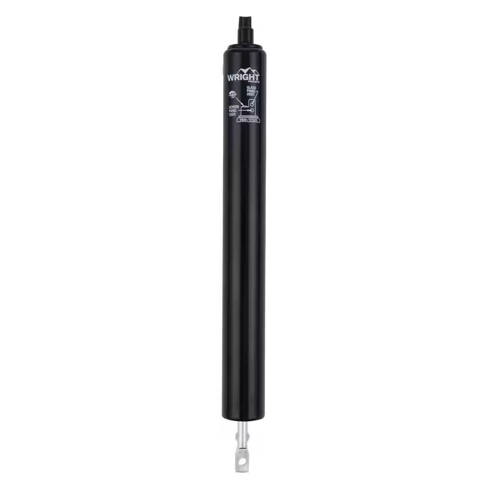 Standard Duty Pneumatic Screen and Storm Door Closer, Black
