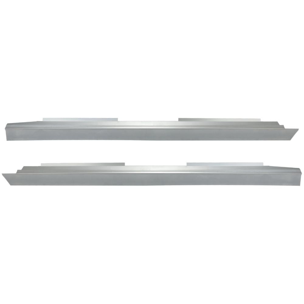 Fits Rocker Panels-1 Pair-Left & Right Sides (Silver, Steel)