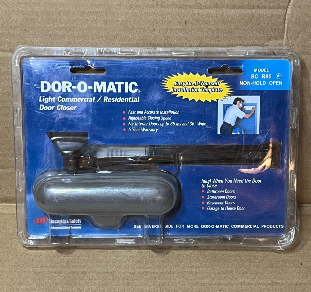 Dor-O-Matic SC R85 Light Commercial/Residential Door Closer Adjustable Speed
